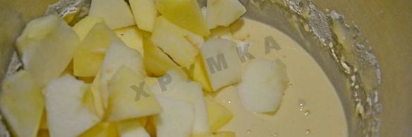 яблочная шарлотка классика