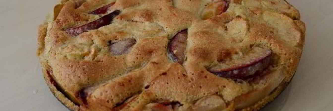 Яблочно-сливовая неШарлотка