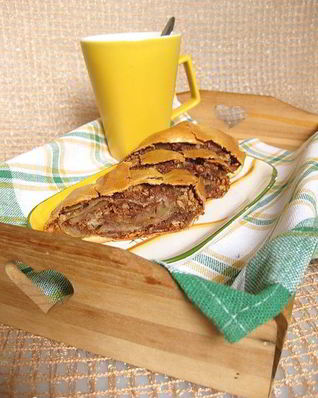 Штрудель с яблоками