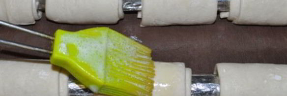 слоеные трубочки с вареной сгущенкой