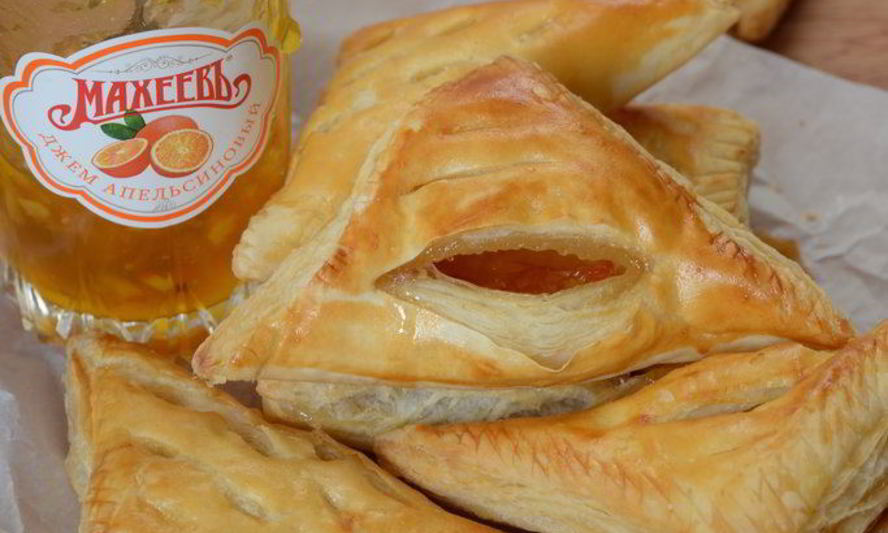 Рецепт слоек с апельсиновым джемом