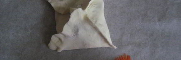 слойки с бананом и шоколадом