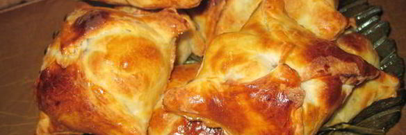 слойки с бананом и шоколадом