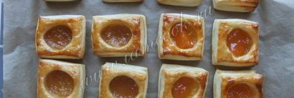 слойки с джемом