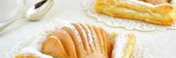 слойки с грушей