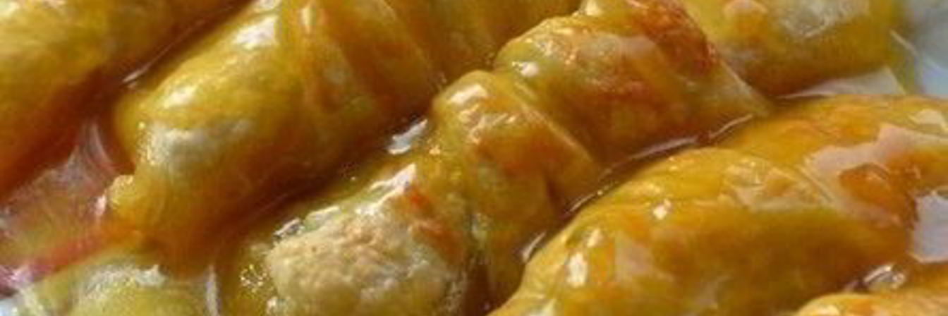 Слойки с мандаринами