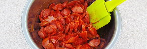 слойки с сосисками