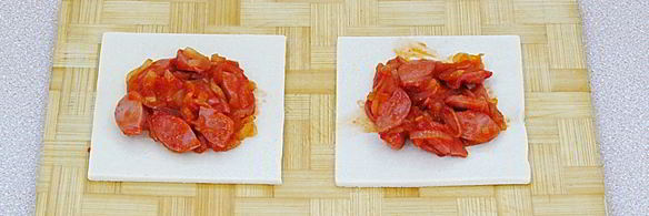 слойки с сосисками