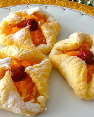 Слойки с тыквой