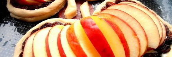 слойки яблочко