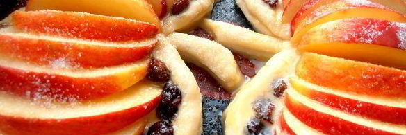 слойки яблочко