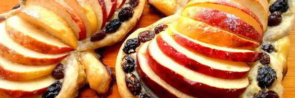 слойки яблочко