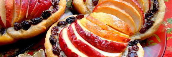 слойки яблочко