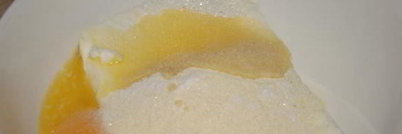 большой сырник с яблоками