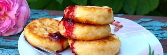 кокосовые сырники с бананом