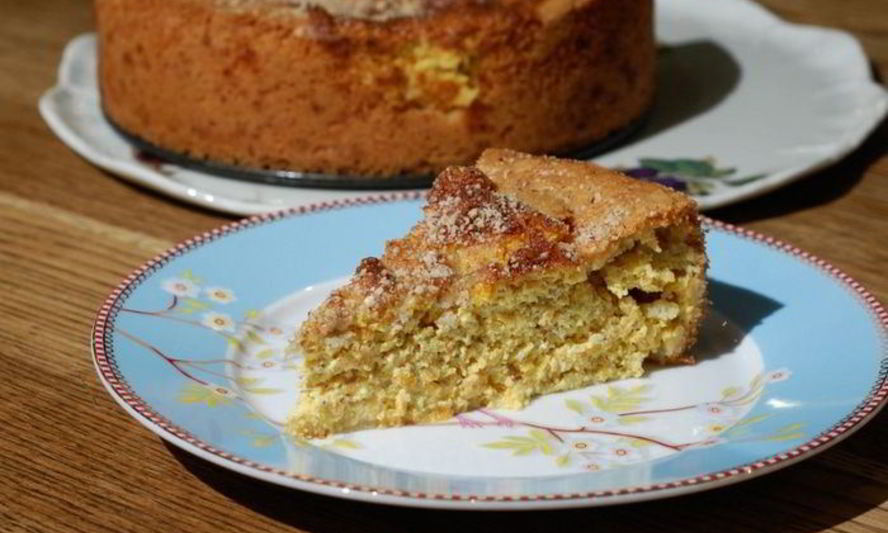 Рецепт морковна-миндального творожник