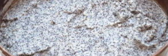 немецкий маковый творожник