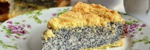 немецкий маковый творожник