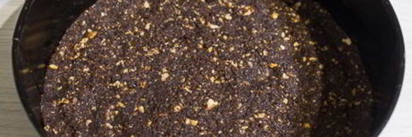 шоколадный творожник с малиной