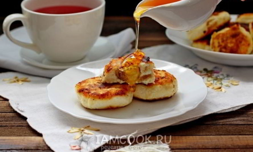 Рецепт сырников с бананом и имбирем