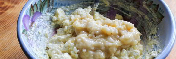 сырники с бананом и манкой