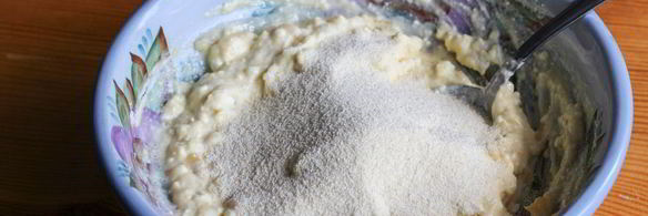 сырники с бананом и манкой