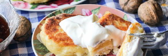 сырники с бананом и манкой