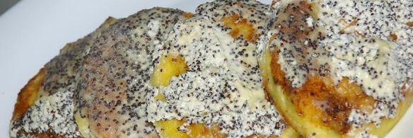 сырники с изюмом и маковым соусом по-белорусски