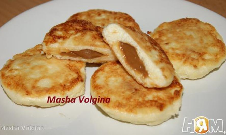 Рецепт сырников с вареной сгущенкой