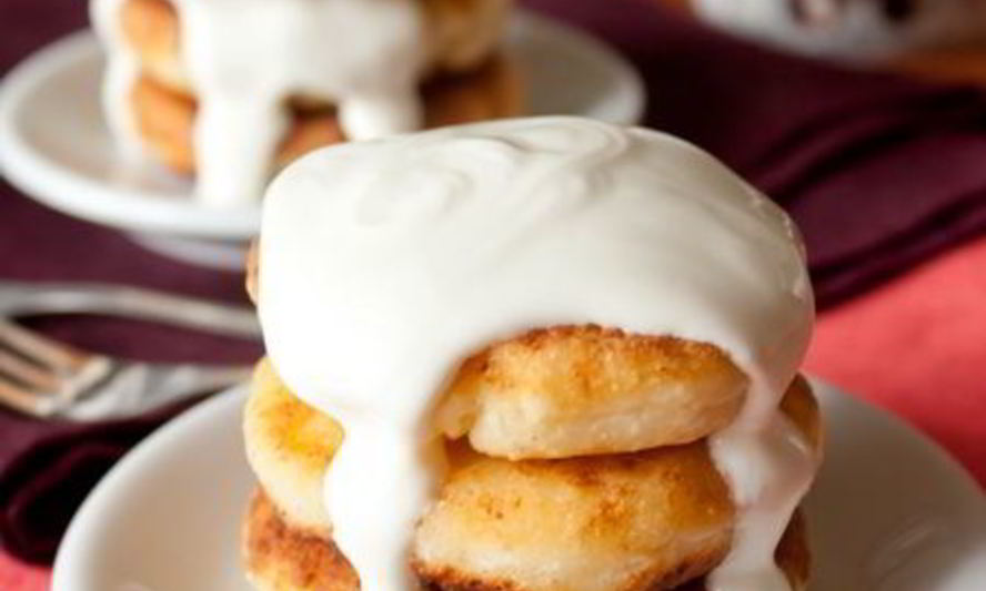 Рецепт сырников с вишней