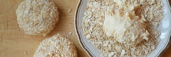 сырники с яблоком в овсяной панировке