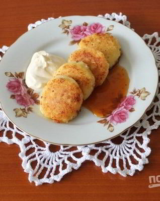 Сырники творожные с манкой