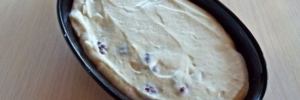 творожник с малиной