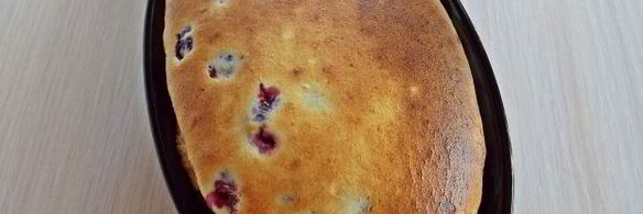 творожник с малиной