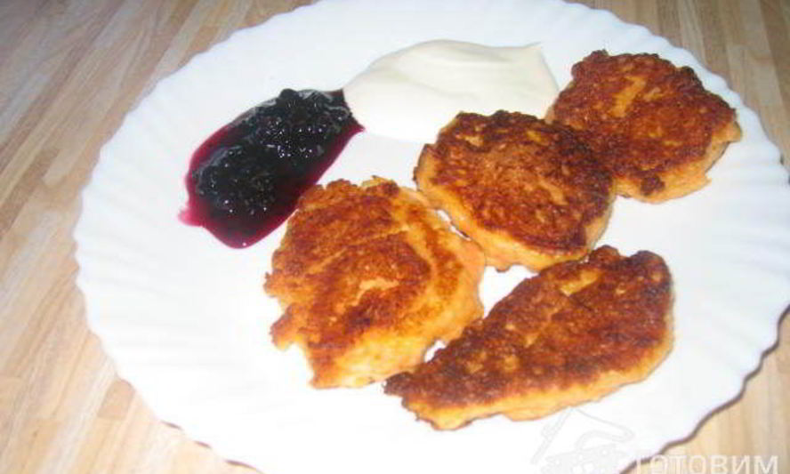 Рецепт творожно-морковных сырники