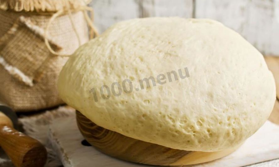 Рецепт дрожжевого теста на кислом молоке