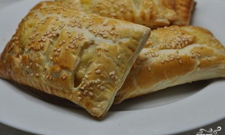 Рецепт слоеного теста с сыром в духовке