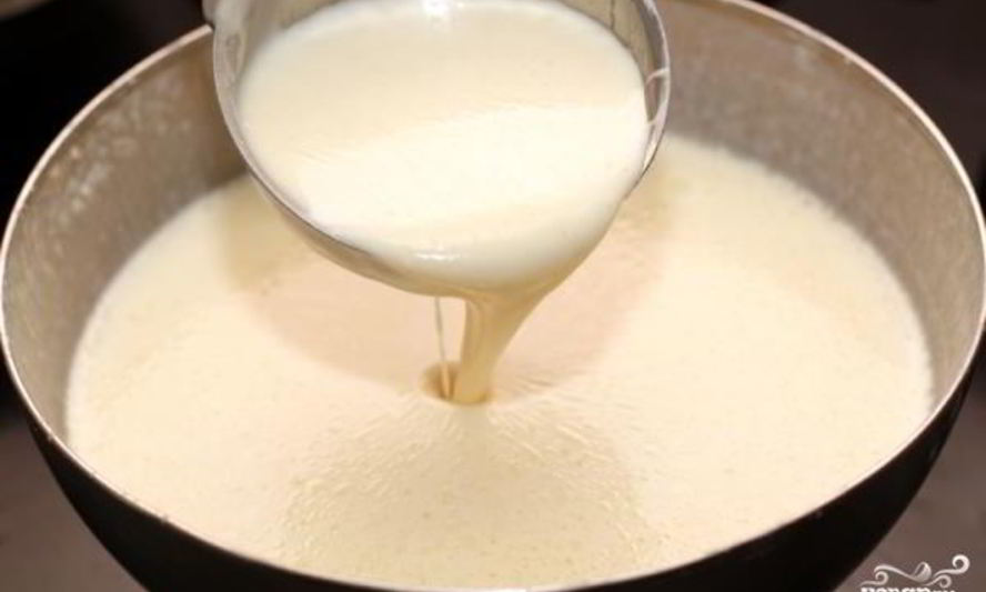 Рецепт теста для блинов на кефире