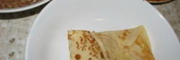 тесто для блинов с мясом