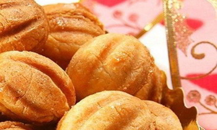 Рецепт теста для песочных орешков со сгущенкой