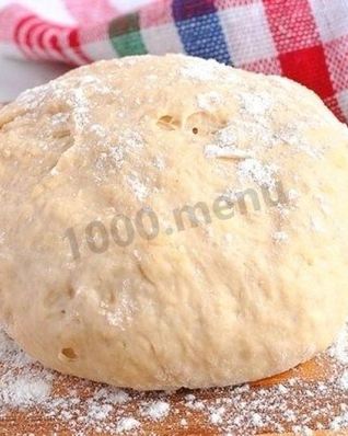 Тесто для пиццы в хлебопечке