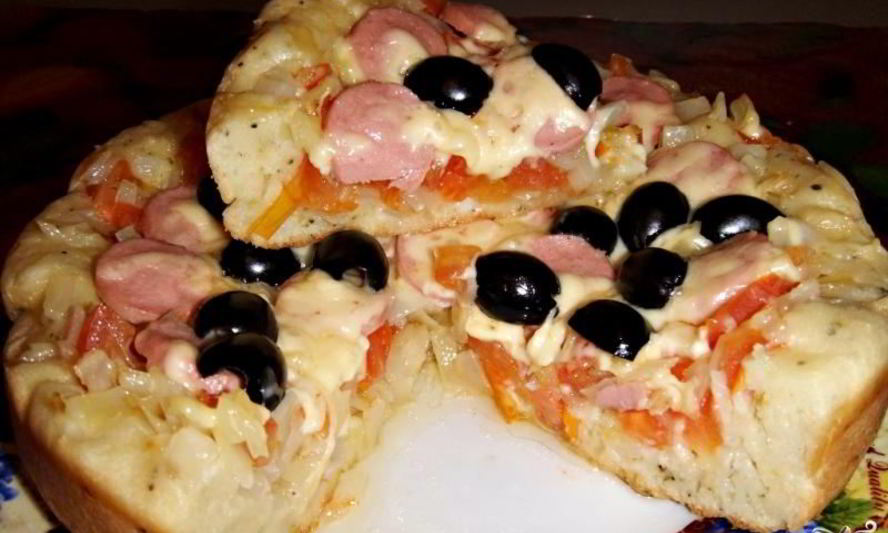 Рецепт теста для пиццы в мультиварке