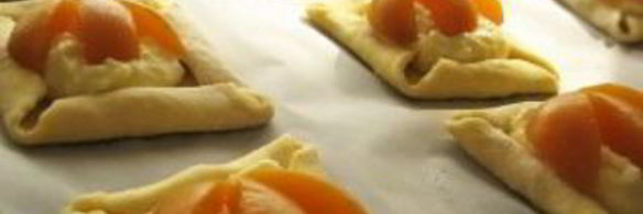 творожное тесто с абрикосами