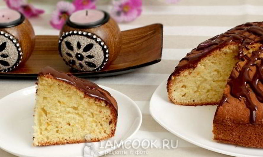 Рецепт бисквита на кефире