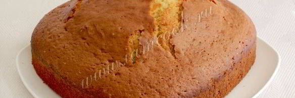 бисквит на кефире