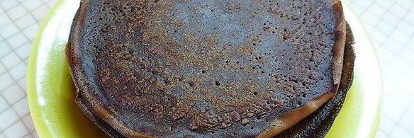 блинный торт шоко-мокко с малиной