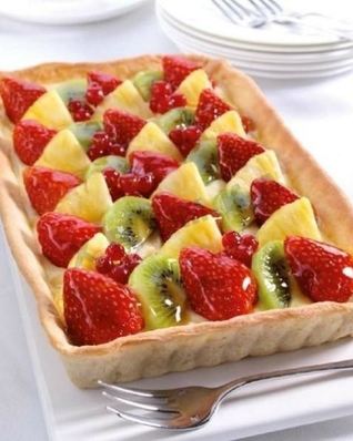 Классический фруктовый торт