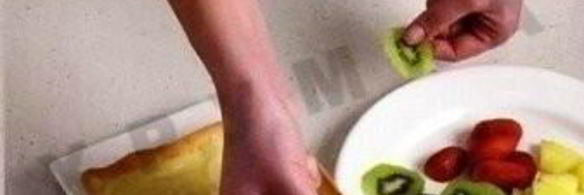 классический фруктовый торт