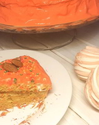 Морковный торт