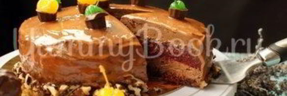 муссовый торт вишня с шоколадом
